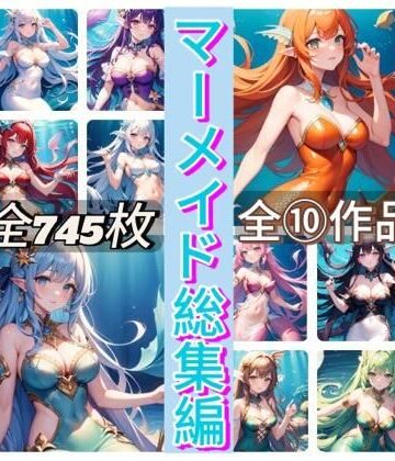 rweb324【マーメイド総集編】イラスト・CG集❤評価
