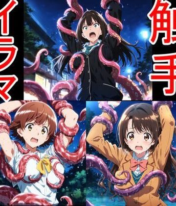 aiヒロインクリエイト【触手イラマ凛未央卯月】辱め❤評価
