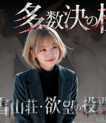 AIART REINA【多数決の檻 ―雪山荘・欲望の投票― 第一話＜ノベルゲーム＞（実写系）】動画・アニメーション❤評価3.00