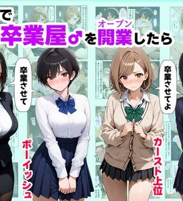 【ハマダ商店】【クラスで【処女卒業屋】を開業したら】制服❤評価5.00