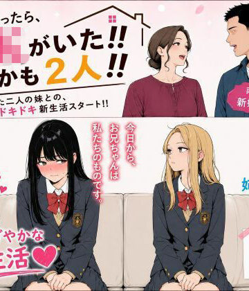 禁断の果実【家に帰ったらJKがいた！！しかも二人！！】制服❤評価